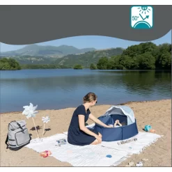 Babymoov Speelpark En Reiswieg 2in1 Babyni Marinière -Kinderen Buitenspeelgoed babymoov speelpark en reiswieg 2in1 babyni mariniere a412636 3