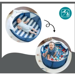 Babymoov Speelpark En Reiswieg 2in1 Babyni Marinière -Kinderen Buitenspeelgoed babymoov speelpark en reiswieg 2in1 babyni mariniere a412636 4