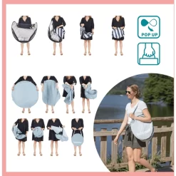 Babymoov Speelpark En Reiswieg 3in1 Babyni Aquani Marinière -Kinderen Buitenspeelgoed babymoov speelpark en reiswieg 3in1 babyni aquani mariniere a412637 4