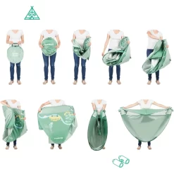 Badabulle Beach Shelter Safari Met UV-bescherming -Kinderen Buitenspeelgoed badabulle beach shelter safari met uv bescherming a412638 3