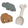 Done By Deer ™ Sand Speelgoed Set 3-delig. Hert Friends Mengeling Van Kleuren