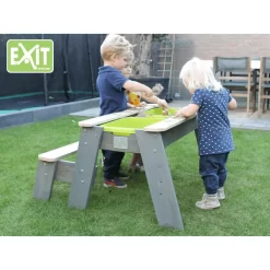EXIT TOYS EXIT Aksent Zand-, Water- En Picknicktafel (1 Bankje) 9 EXIT TOYS EXIT Aksent Zand-, Water- En Picknicktafel (1 Bankje) -Kinderen Buitenspeelgoed exit aksent zand water en picknicktafel 1 bankje a248473 4