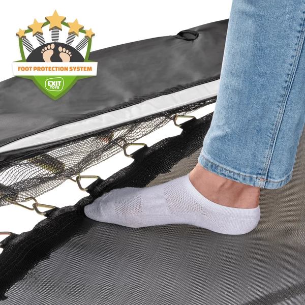 EXIT TOYS EXIT Allure Premium Trampoline ø427cm - Zwart 3 EXIT TOYS EXIT Allure Premium Trampoline ø427cm - Zwart - Afbeelding 3