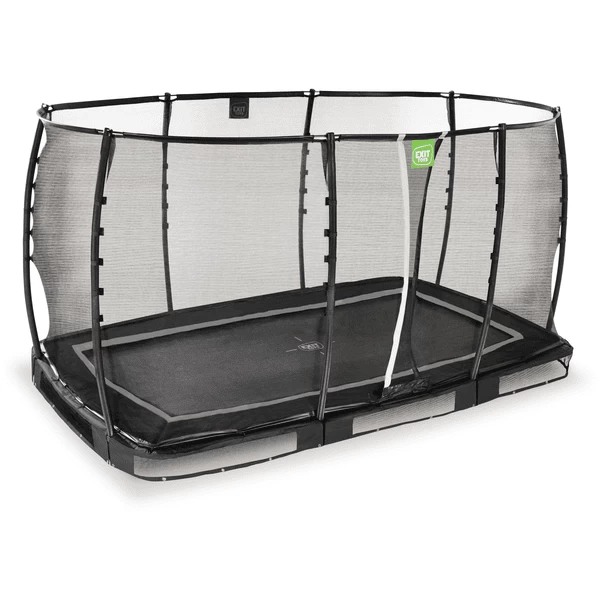 EXIT TOYS EXIT Allure Premium Vloertrampoline 214x366cm - Zwart 2 EXIT TOYS EXIT Allure Premium Vloertrampoline 214x366cm - Zwart - Afbeelding 2