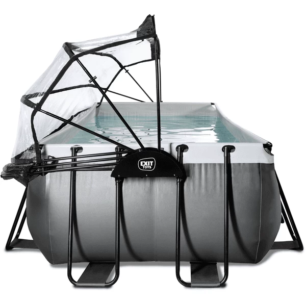 EXIT TOYS EXIT Black Leather Zwembad 540x250x100cm Met Sand Filterpomp, Afdekking En Warmtepomp - Zwart 5 EXIT TOYS EXIT Black Leather Zwembad 540x250x100cm Met Sand Filterpomp, Afdekking En Warmtepomp - Zwart - Afbeelding 5