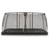 EXIT TOYS EXIT Dynamic Gelijkvloerse Trampoline 275 X 458 Cm Met Veiligheidsnet, Zwart