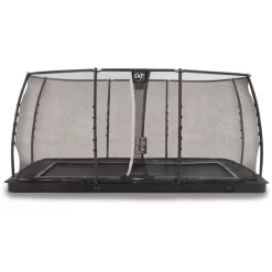 EXIT TOYS EXIT Dynamic Gelijkvloerse Trampoline 275 X 458 Cm Met Veiligheidsnet, Zwart