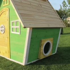 EXIT TOYS EXIT Fantasia 100 Houten Speelhuis - Groen -Kinderen Buitenspeelgoed exit fantasia 100 houten speelhuis groen a248271 3