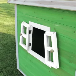 EXIT TOYS EXIT Fantasia 300 Houten Speelhuis - Groen -Kinderen Buitenspeelgoed exit fantasia 300 houten speelhuis groen a248289 2