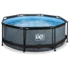 EXIT TOYS EXIT Frame Pool ø244x76cm - GrijsEXIT PeakPro ø10ft Zwart