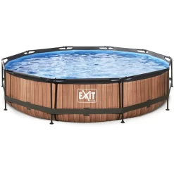 EXIT TOYS EXIT Frame Pool ø300x76cm (12v) - HoutlookEXIT Frame Pool ø360x76cm (12v) - Houtlook