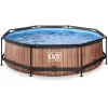 EXIT TOYS EXIT Frame Pool ø300x76cm (12v) - HoutoptiekEXIT PeakPro ø10ft Zwart