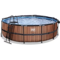 EXIT TOYS EXIT Frame Pool ø488x122cm (12v Sand Filter) - Houtoptiek + Zonnedak + Warmtepom 7 EXIT TOYS EXIT Frame Pool ø488x122cm (12v Sand Filter) - Houtoptiek + Zonnedak + Warmtepom -Kinderen Buitenspeelgoed exit frame pool o488x122cm 12v sand filter houtoptiek zonnedak warmtepom a305969 2