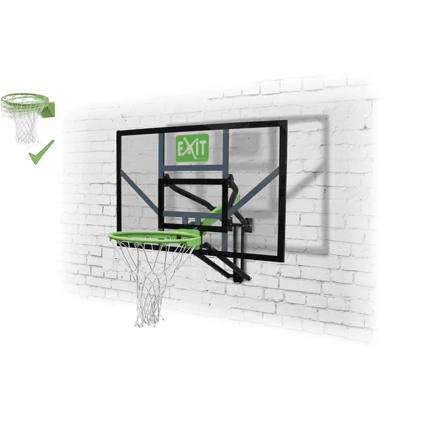 EXIT TOYS EXIT Galaxy Basket Aan De Muur Bevestigde Ballenhoepel Met Dunkring - Groen/zwar 4 EXIT TOYS EXIT Galaxy Basket Aan De Muur Bevestigde Ballenhoepel Met Dunkring - Groen/zwar - Afbeelding 4