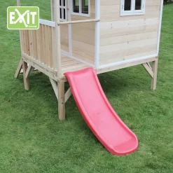EXIT TOYS EXIT Loft 300 Houten Speelhuis - Naturel -Kinderen Buitenspeelgoed exit loft 300 houten speelhuis naturel a248315 4