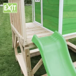 EXIT TOYS EXIT Loft 500 Houten Speelhuis - Groen 9 EXIT TOYS EXIT Loft 500 Houten Speelhuis - Groen -Kinderen Buitenspeelgoed exit loft 500 houten speelhuis groen a248336 4