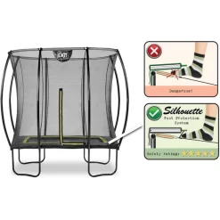 EXIT TOYS EXIT Silhouet Trampoline 153 X 214 Cm, Zwart 8 EXIT TOYS EXIT Silhouet Trampoline 153 X 214 Cm, Zwart -Kinderen Buitenspeelgoed exit silhouet trampoline 153 x 214 cm zwart a294557 3