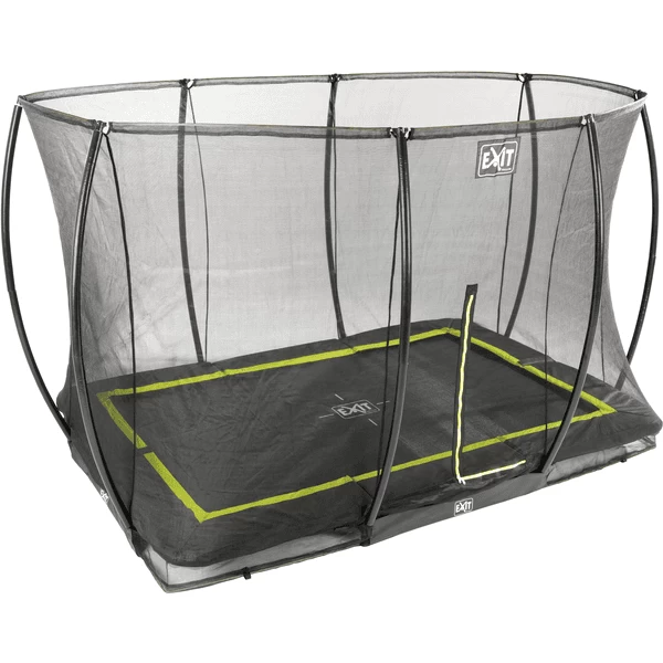 EXIT TOYS EXIT Silhouette Inground Trampoline 244x366cm Met Veiligheidsnet - Zwart 3 EXIT TOYS EXIT Silhouette Inground Trampoline 244x366cm Met Veiligheidsnet - Zwart - Afbeelding 3