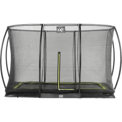 EXIT TOYS EXIT Silhouette Inground Trampoline 244x366cm Met Veiligheidsnet - Zwart