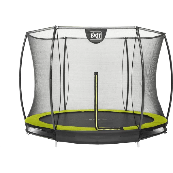 EXIT TOYS EXIT Silhouette Inground Trampoline ø244cm Met Veiligheidsnet - Groen 1 EXIT TOYS EXIT Silhouette Inground Trampoline ø244cm Met Veiligheidsnet - Groen