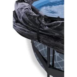 EXIT TOYS EXIT Stone Zwembad ø360x76cm Met Overkapping En Filterpomp - Grijs -Kinderen Buitenspeelgoed exit stone zwembad o360x76cm met overkapping en filterpomp grijs a269441 2