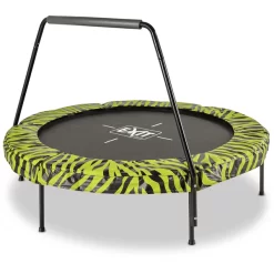 EXIT TOYS EXIT Tiggy Junior Trampoline Met Greepstang ø140 Cm, Zwart/groen