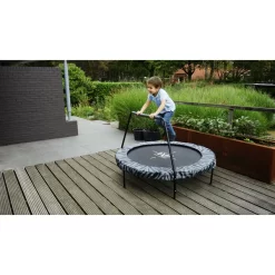 EXIT TOYS EXIT Tiggy Junior Trampoline Met Handvat ø140 Cm, Zwart/grijs -Kinderen Buitenspeelgoed exit tiggy junior trampoline met handvat o140 cm zwart grijs a294554 4