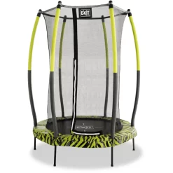 EXIT TOYS EXIT Tiggy Junior Trampoline Met Veiligheidsnet ø140 Cm, Zwart/groen