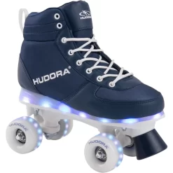 HUDORA® Roller Skates Advanced Navy LED