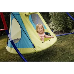 HUDORA® Tent Voor Nestschommel Cosy Castle 110 -Kinderen Buitenspeelgoed hudora tent voor nestschommel cosy castle 110 a201930 4
