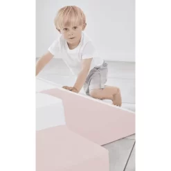 KIDKII Trap En Glijbaan Kunstleer Oud Roze -Kinderen Buitenspeelgoed kidkii trap en glijbaan kunstleer oud roze a375367 2