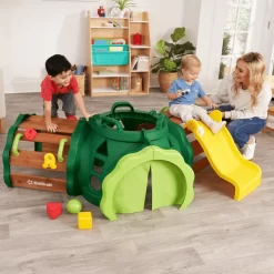 Kidkraft® Hideout Hollow Tunnel Klimmer -Kinderen Buitenspeelgoed kidkraft hideout hollow tunnel klimmer a342497 4