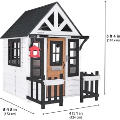 Kidkraft ® Speelhuis Bungalow Aan Het Meer -Kinderen Buitenspeelgoed kidkraft speelhuis bungalow aan het meer a404134 2