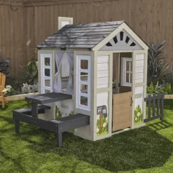 Kidkraft ® Speelhuisje Knus Gezellig Haard -Kinderen Buitenspeelgoed kidkraft speelhuisje knus gezellig haard a415306 3