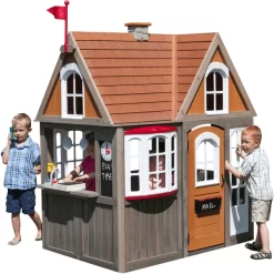 Kidkraft® Tuinspeelhuis Greystone Cottage -Kinderen Buitenspeelgoed kidkraft tuinspeelhuis greystone cottage a250803 3