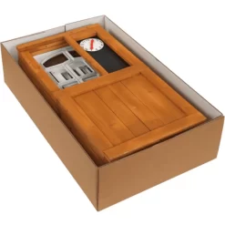 Kidkraft® Tuinspeelhuis Van Hout "Garden View" -Kinderen Buitenspeelgoed kidkraft tuinspeelhuis van hout garden view a250019 3