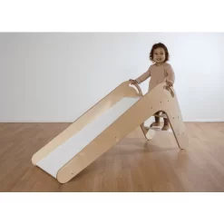 KidsBo Kinderglijbaan VIVA Nature/white -Kinderen Buitenspeelgoed kidsbo kinderglijbaan viva nature white a298636 4