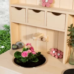 MUDDY BUDDY Buitenspeelkeuken "Explorer" Naturel -Kinderen Buitenspeelgoed muddy buddy buitenspeelkeuken explorer naturel a412339 2