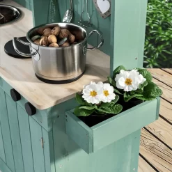 MUDDY BUDDY Buitenspeelkeuken "Explorer" Saliegroen -Kinderen Buitenspeelgoed muddy buddy buitenspeelkeuken explorer saliegroen a412341 2