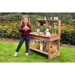 MUDDY BUDDY Speelkeuken Voor Buiten "Mud Starter" Cacaobruin -Kinderen Buitenspeelgoed muddy buddy speelkeuken voor buiten mud starter cacaobruin a412396 4