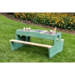 MUDDY BUDDY Speeltafel "Creator" Naturel Salie 8 MUDDY BUDDY Speeltafel "Creator" Naturel Salie -Kinderen Buitenspeelgoed muddy buddy speeltafel creator naturel salie a412389 3