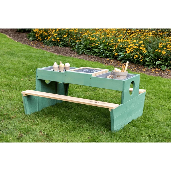 MUDDY BUDDY Speeltafel "Creator" Naturel Salie 4 MUDDY BUDDY Speeltafel "Creator" Naturel Salie - Afbeelding 4