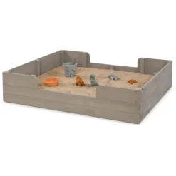 MUDDY BUDDY Zandbak Met Tent "Dino Lover" Warm Grijs -Kinderen Buitenspeelgoed muddy buddy zandbak met tent dino lover warm grijs a412731 2