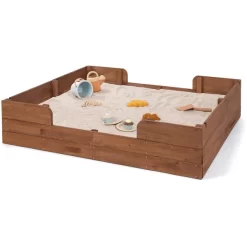 MUDDY BUDDY Zandbak Met Tent "Safari Seeker" Cacaobruin -Kinderen Buitenspeelgoed muddy buddy zandbak met tent safari seeker cacaobruin a412549 2