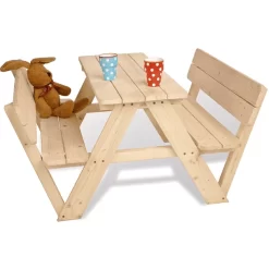 PINOLINO Kinder Picknicktafel Nicki Voor 4 Met Rugleuning 6 PINOLINO Kinder Picknicktafel Nicki Voor 4 Met Rugleuning -Kinderen Buitenspeelgoed pinolino kinder picknicktafel nicki voor 4 met rugleuning a047905 2