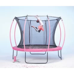 Plum ® Springsafe Trampoline Colour S 305 Cm Met Veiligheidsnet, Roze -Kinderen Buitenspeelgoed plum springsafe trampoline colour s 305 cm met veiligheidsnet roze a308816 2