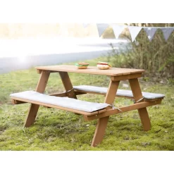 Roba Kinder Picknicktafel For 4 Outdoor Deluxe Teak 8 Roba Kinder Picknicktafel For 4 Outdoor Deluxe Teak -Kinderen Buitenspeelgoed roba kinder picknicktafel for 4 outdoor deluxe teak a275671 3