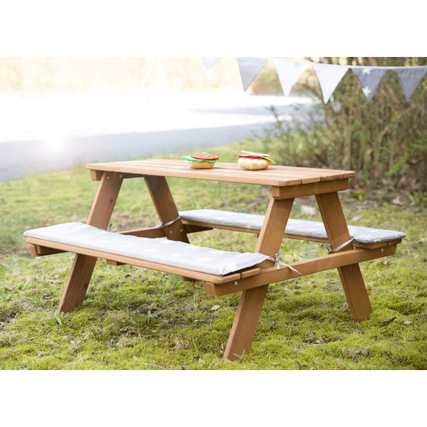 Roba Kinder Picknicktafel For 4 Outdoor Deluxe Teak 4 Roba Kinder Picknicktafel For 4 Outdoor Deluxe Teak - Afbeelding 4