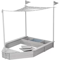 Roba Zandbak Schip Incl. Zonneluifel -Kinderen Buitenspeelgoed roba zandbak schip incl zonneluifel a284395 2