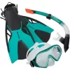 Schildkröt SCHILDKRÖT ® Snorkelset Cayman Turquoise - 3 Stuks, Maat S/M